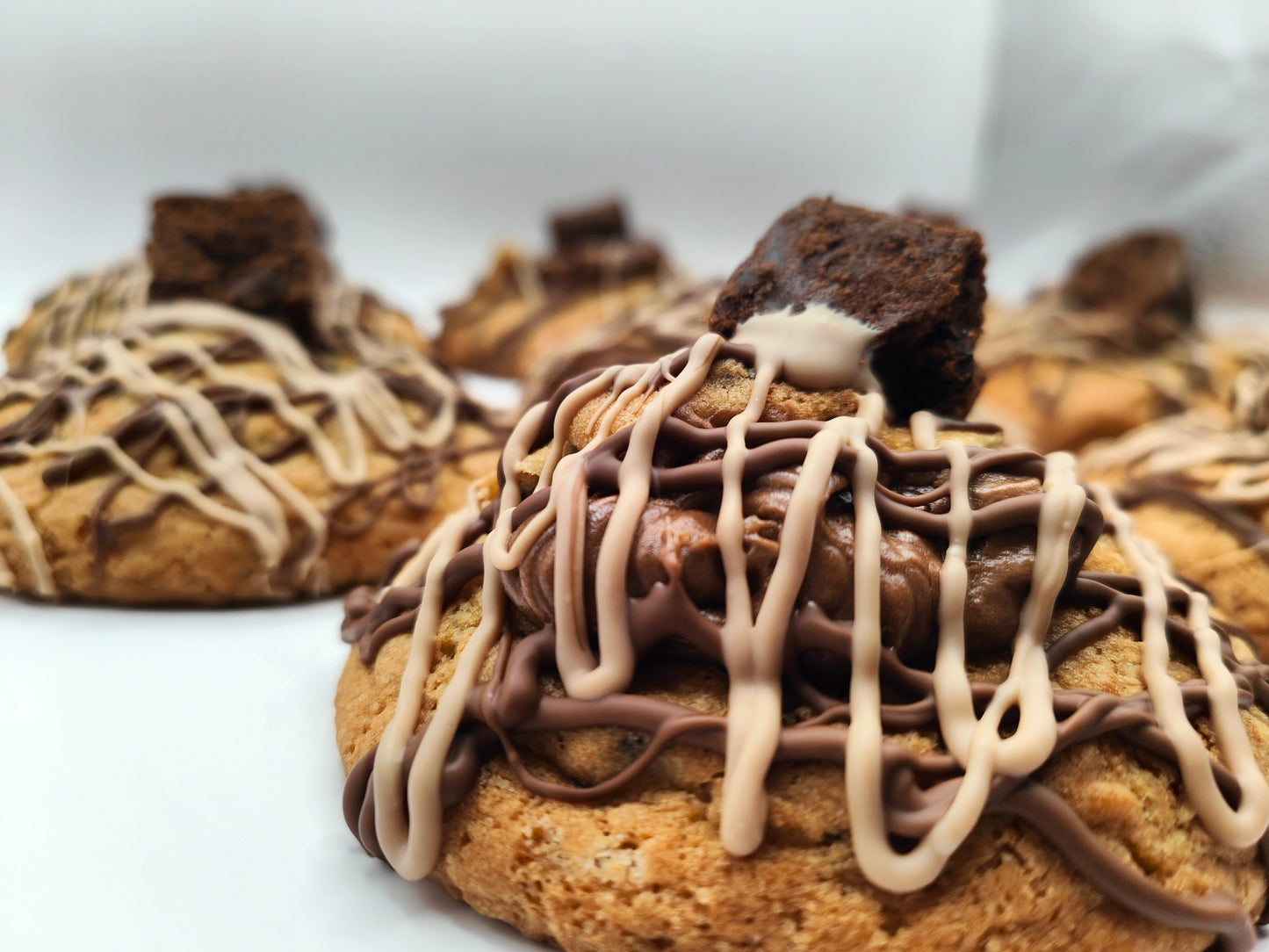 Brownie NYC Stuffed Cookie